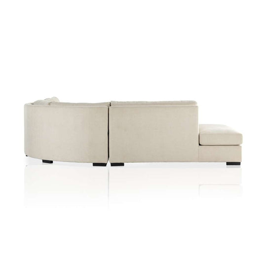 Four Hands - Atelier - Albany 3pc Raf Sectional-Alcott Fawn - 237726-001 veiw 2