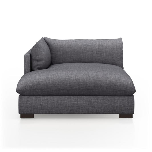 Four Hands - Atelier - Build Your Own: Westwood Sectional - Left Chaise Piece - 51in - Bennett Charcoal - 227988-002 veiw 2