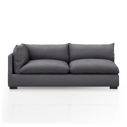 Four Hands - Atelier - Build Your Own: Westwood Sectional - Left Sofa Piece - 82in - Bennett Charcoal - 229542-003 veiw 2