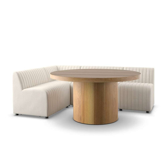 Four Hands - Augustine Dining Banquette, L-Shape - Capri Oatmeal - 231700-001 veiw 2