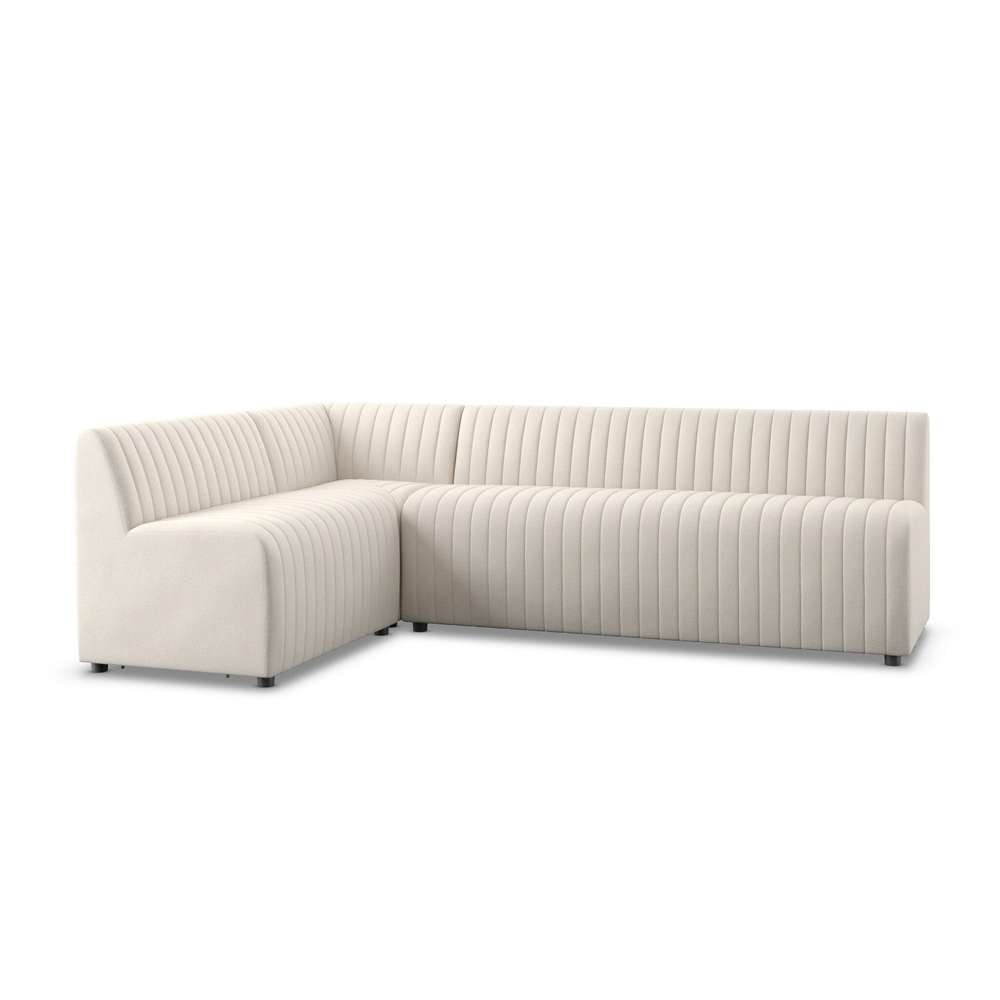 Four Hands - Augustine Dining Banquette, L-Shape - Capri Oatmeal - 231 ...