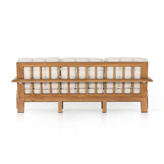 Four Hands - Beck Outdoor Sofa - 85in - Natural Teak - 226859-001 veiw 2