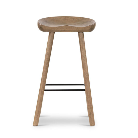 Four Hands - Belfast - Barrett Bar Stool - Natural Matte - 107660-006 veiw 2