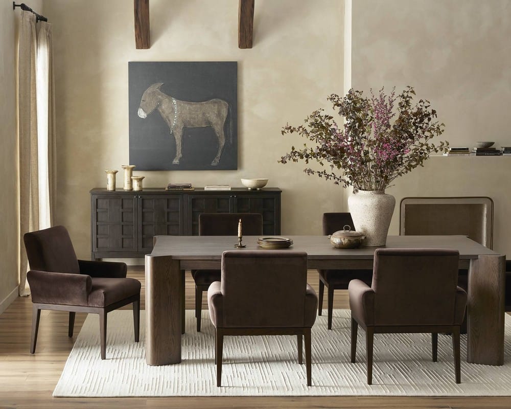 Four Hands - Bennett - Soho Dining Table - Aged Natural Oak Veneer - 237944-001_CLOSEOUT view 10