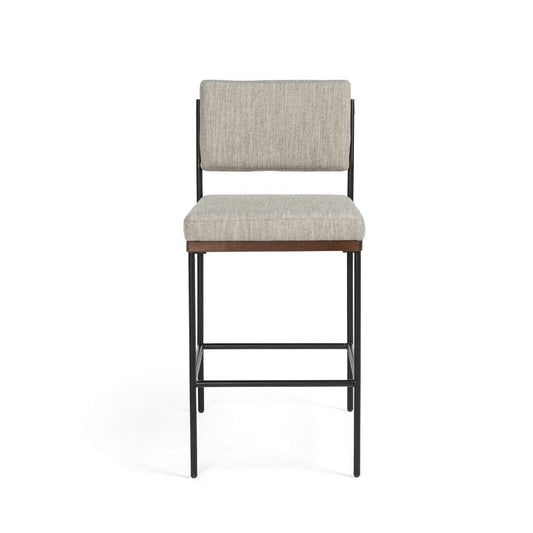 Four Hands - Benton Bar Stool - Savile Flannel - 109318-001 veiw 3