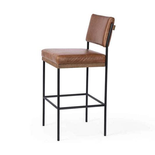 Four Hands - Benton Bar Stool - Sonoma Chestnut - 109318-009 veiw 2