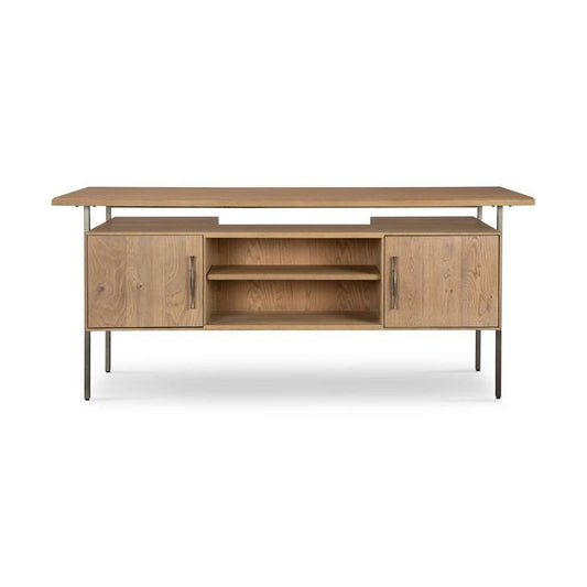 Four Hands - Bina - Lauren Desk - Natural Resawn Oak - 104607-002 veiw 2