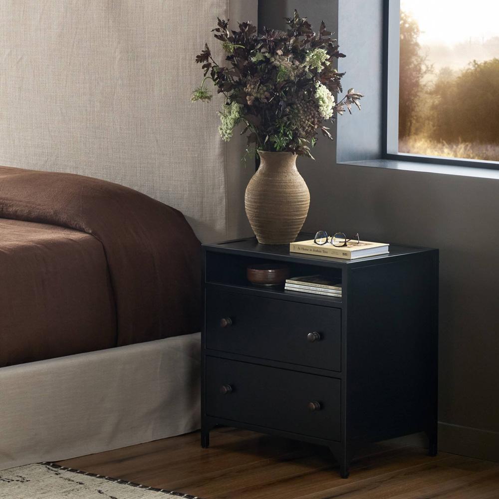 Four Hands - Bolton - Belmont 2 Drawer Nightstand - Black - 104440-003 veiw 10
