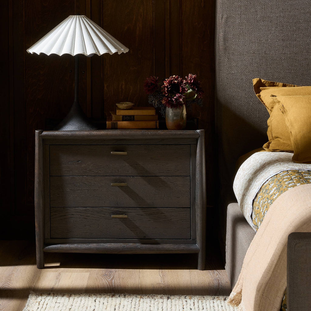 Four Hands - Bolton - Glenview Nightstand - Cracked Smoked Black Veneer - 236473-002 view 12