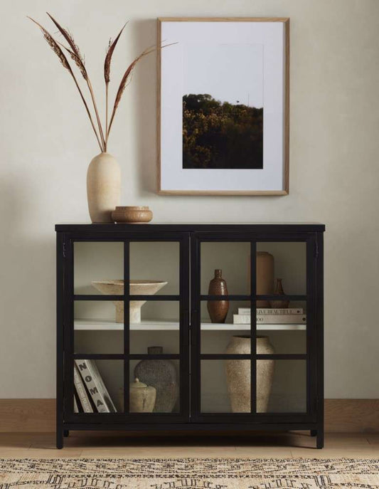 Four Hands - Bolton Lexington Small Cabinet-Black -227814-001 veiw 2