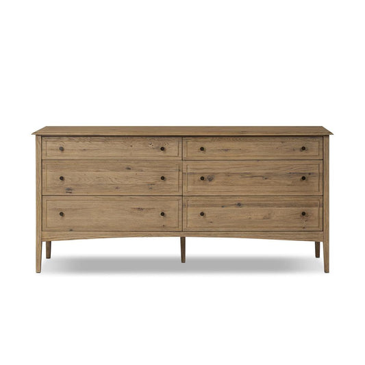 Four Hands - Bolton - Maggie 6 Drawer Dresser - Aged Smoked Oak Resawn - 246648-003 veiw 2
