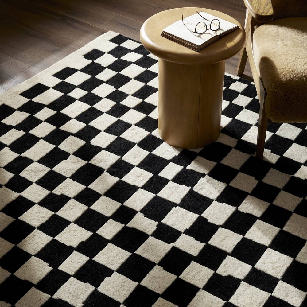 Four Hands - Calder - Sinead Hand-Knotted Rug - Sinead Black - 247836-005_CLOSEOUT view 7
