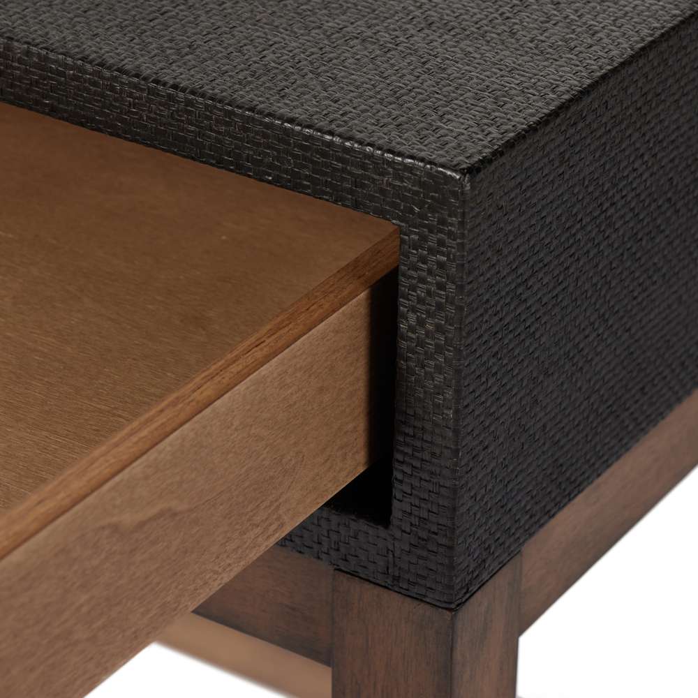Four Hands - Callahan - Fiona Desk-Black Raffia - 233438-001 veiw 10
