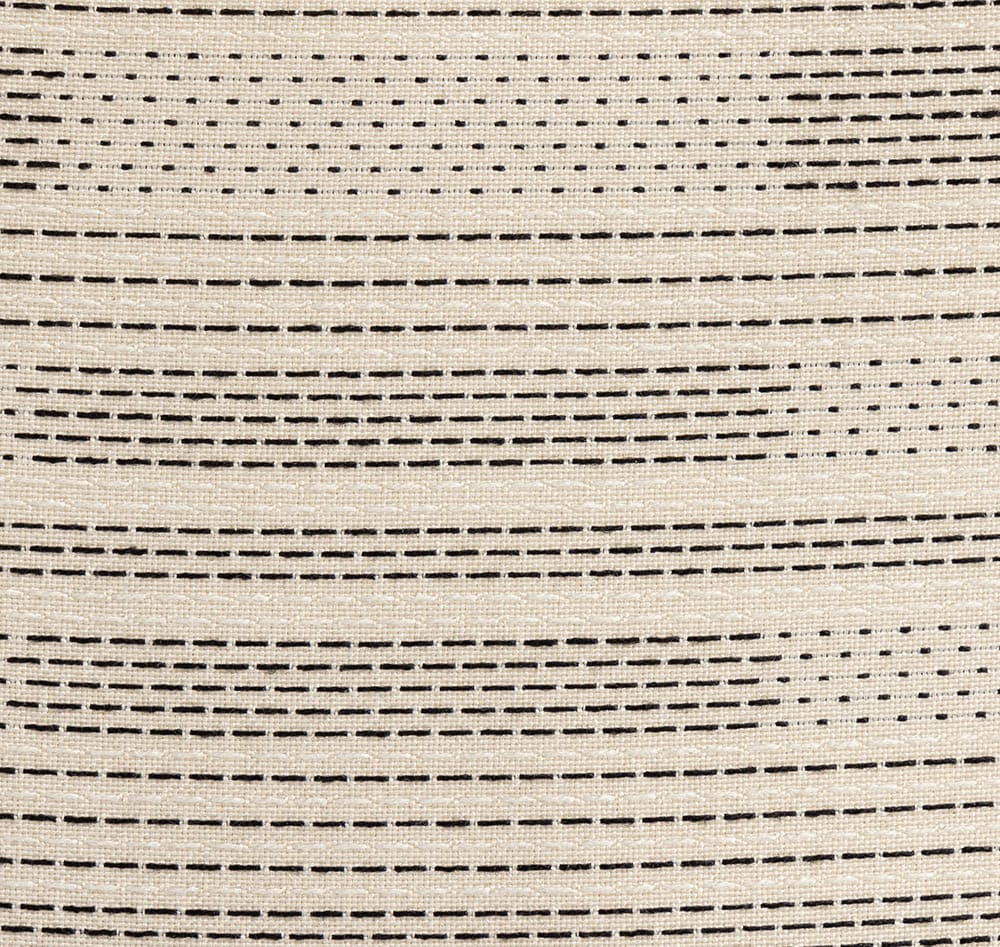 Four Hands - Cambridge - Doja Crosshatch Outdoor Pillow-Cover - Campo Black Stripe - 229523-001_CLOSEOUT view 7