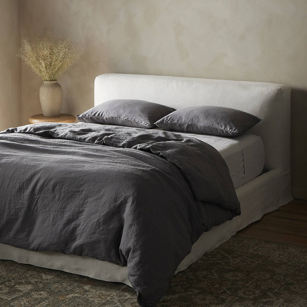 Four Hands - Campbell - Sable Duvet Cover - Sable Dark Grey - 244730-003_CLOSEOUT view 5