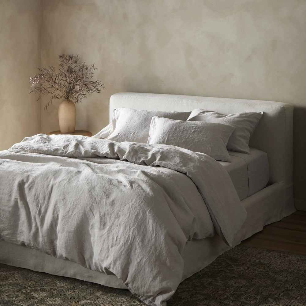 Four Hands - Campbell - Sable Fitted Sheet - Sable Light Grey - 244840-001_CLOSEOUT view 5