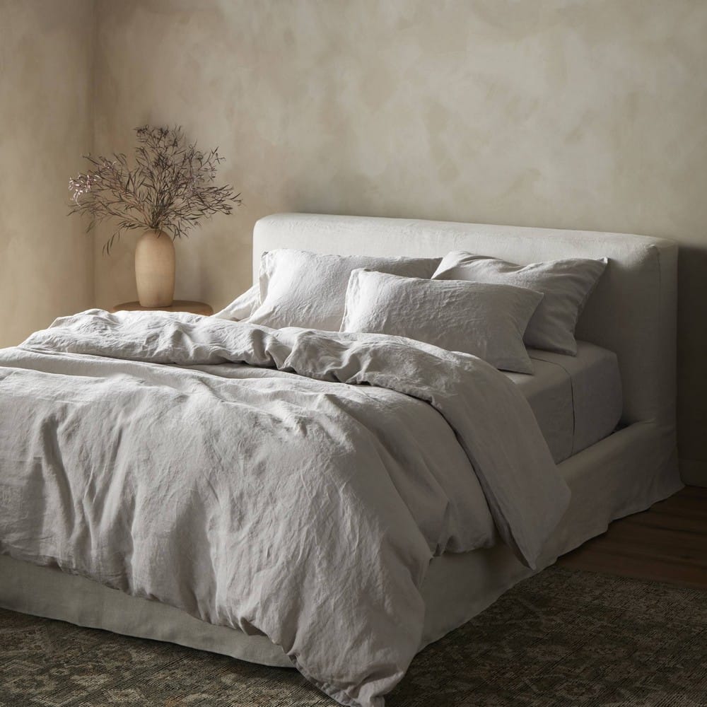 Four Hands - Campbell - Sable Fitted Sheet - Sable Light Grey - 244840-001_CLOSEOUT view 5