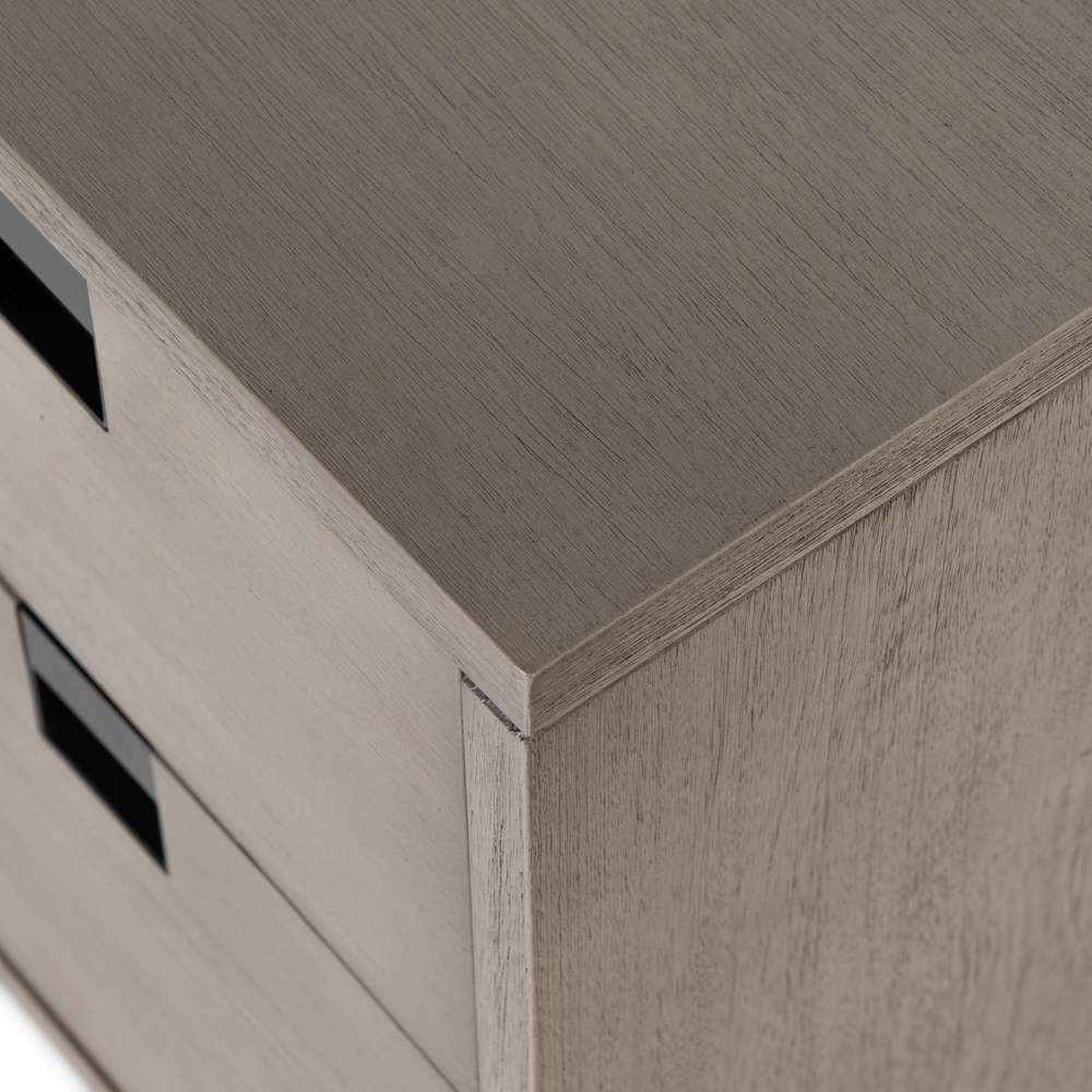 Four Hands - Carly 2 Drawer Nightstand - Grey Wash Vene - 221317-002 veiw 5