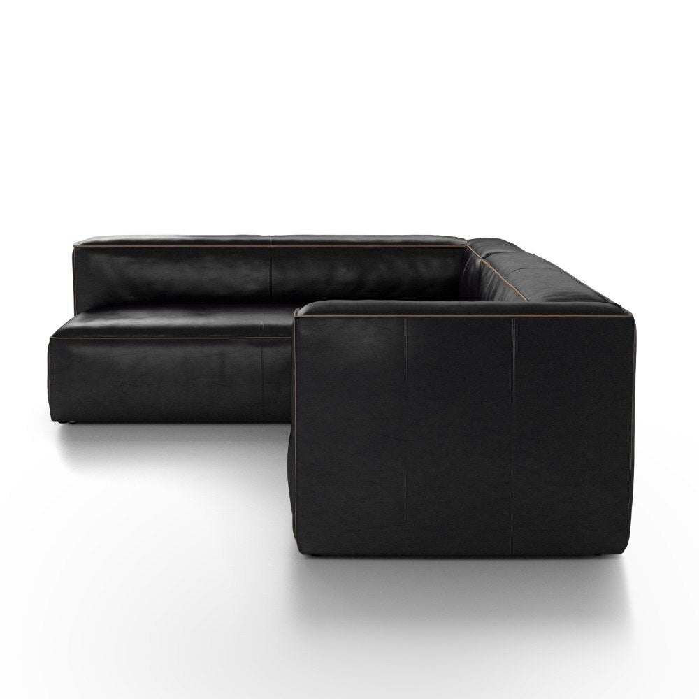 Four Hands - Nolita Sectional Right Rider Black Kit - CCAR-VR-OSB veiw 4