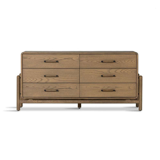 Four Hands - Caroline 6 Drawer Dresser - Smoked Oak Veneer - 227882-002 veiw 2