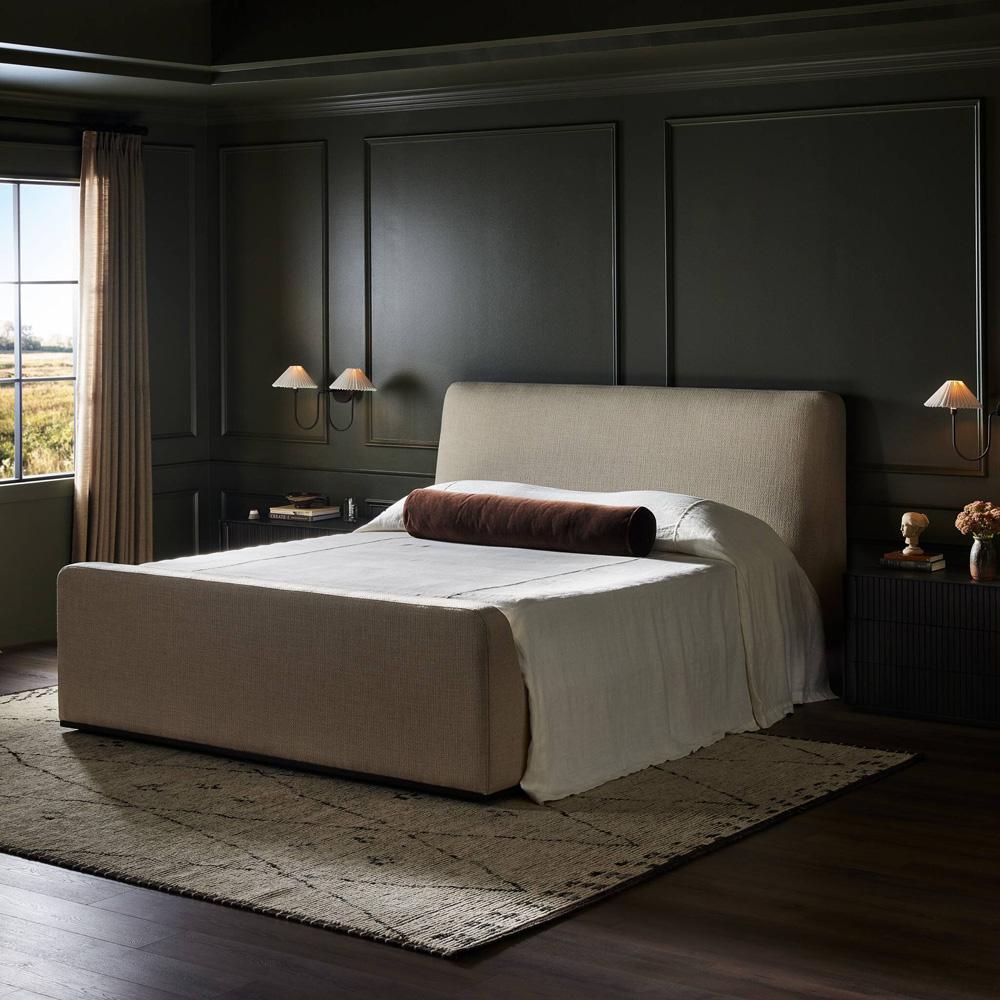 Four Hands - Centrale - Colt Bed - Irving Flax - King - 246565-004 veiw 11