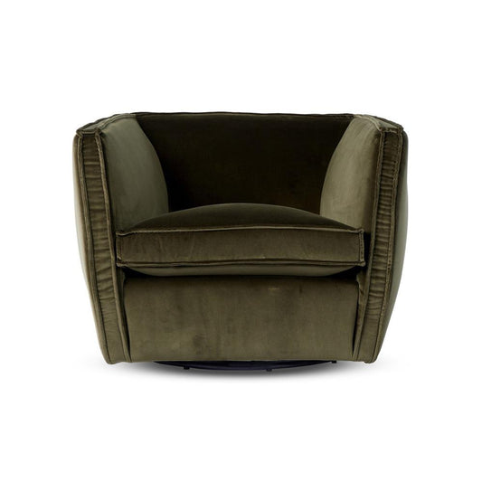 Four Hands - Centrale - Rashi Swivel Chair - Surrey Olive - 226428-004 veiw 2