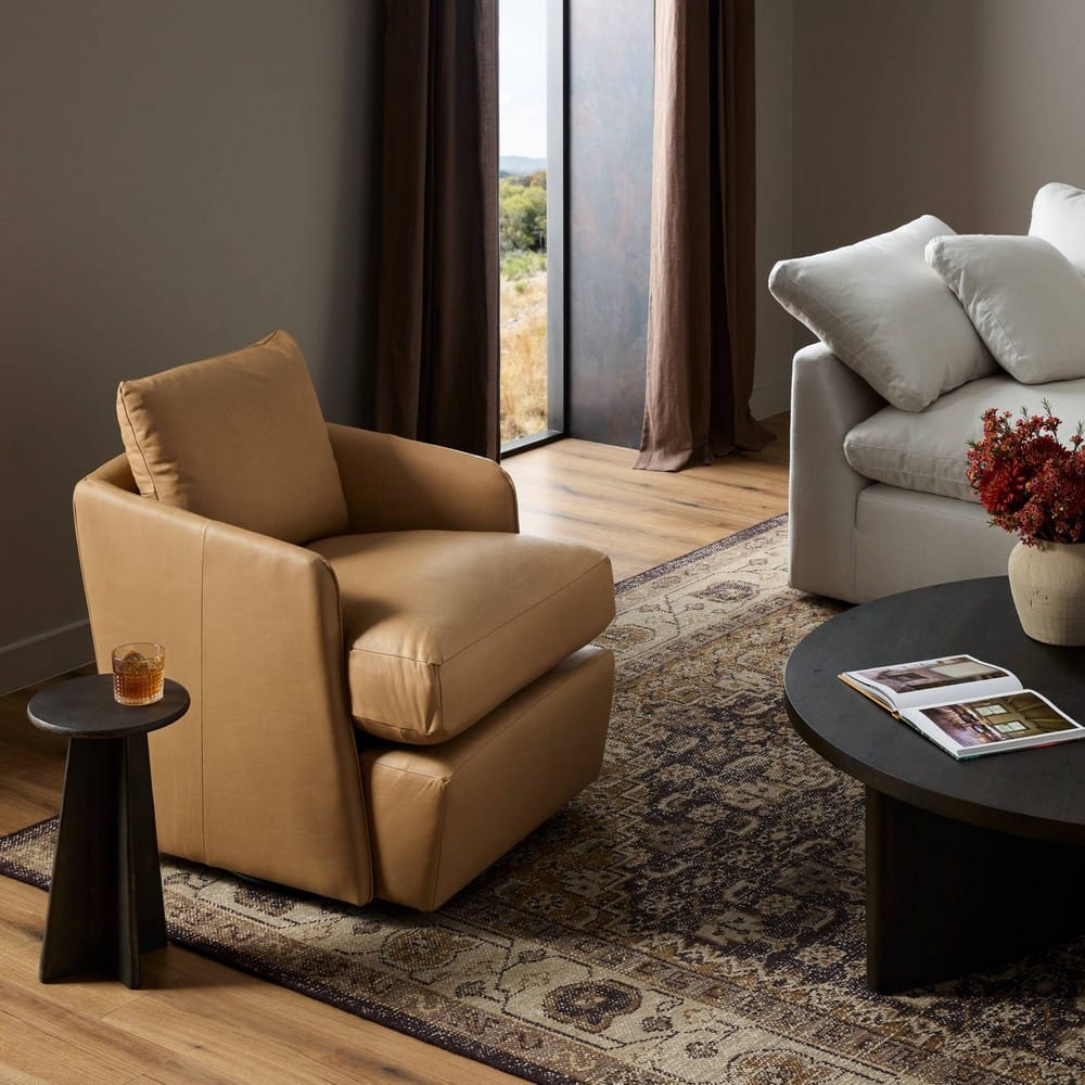 Four Hands - Centrale - Whittaker Swivel Chair - Nantucket Taupe - 224906-006_CLOSEOUT view 11