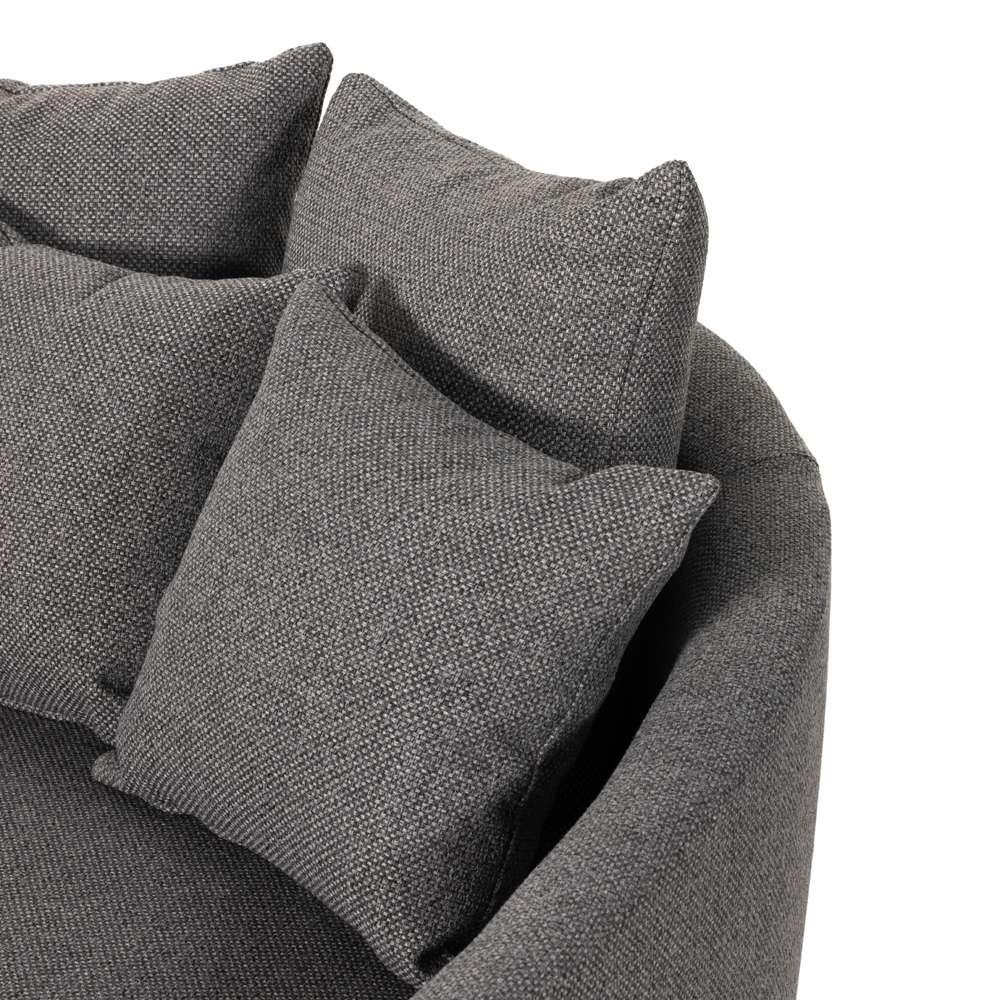 Four Hands - Chloe Media Lounger - Fallon Charcoal - 102766-002 veiw 3
