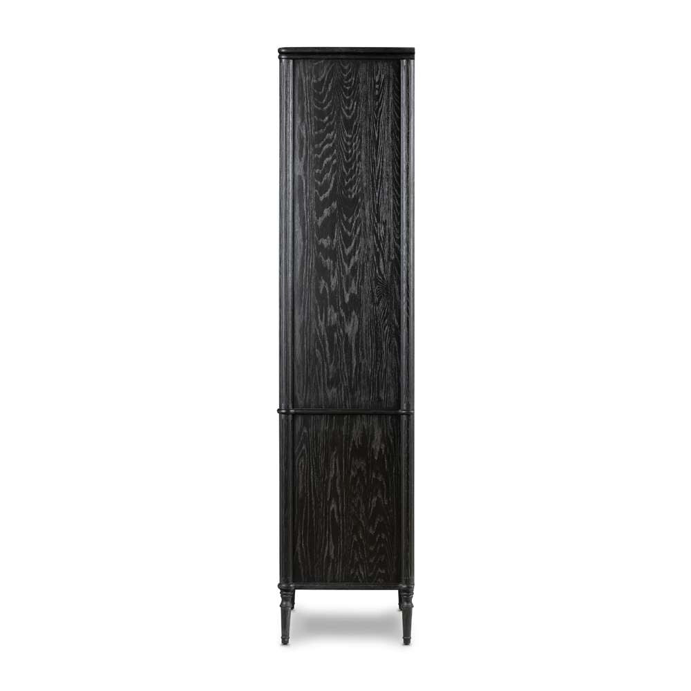 Four Hands - Collins - Toulouse Cabinet-Distressed Black Oak - 235946-001 veiw 8