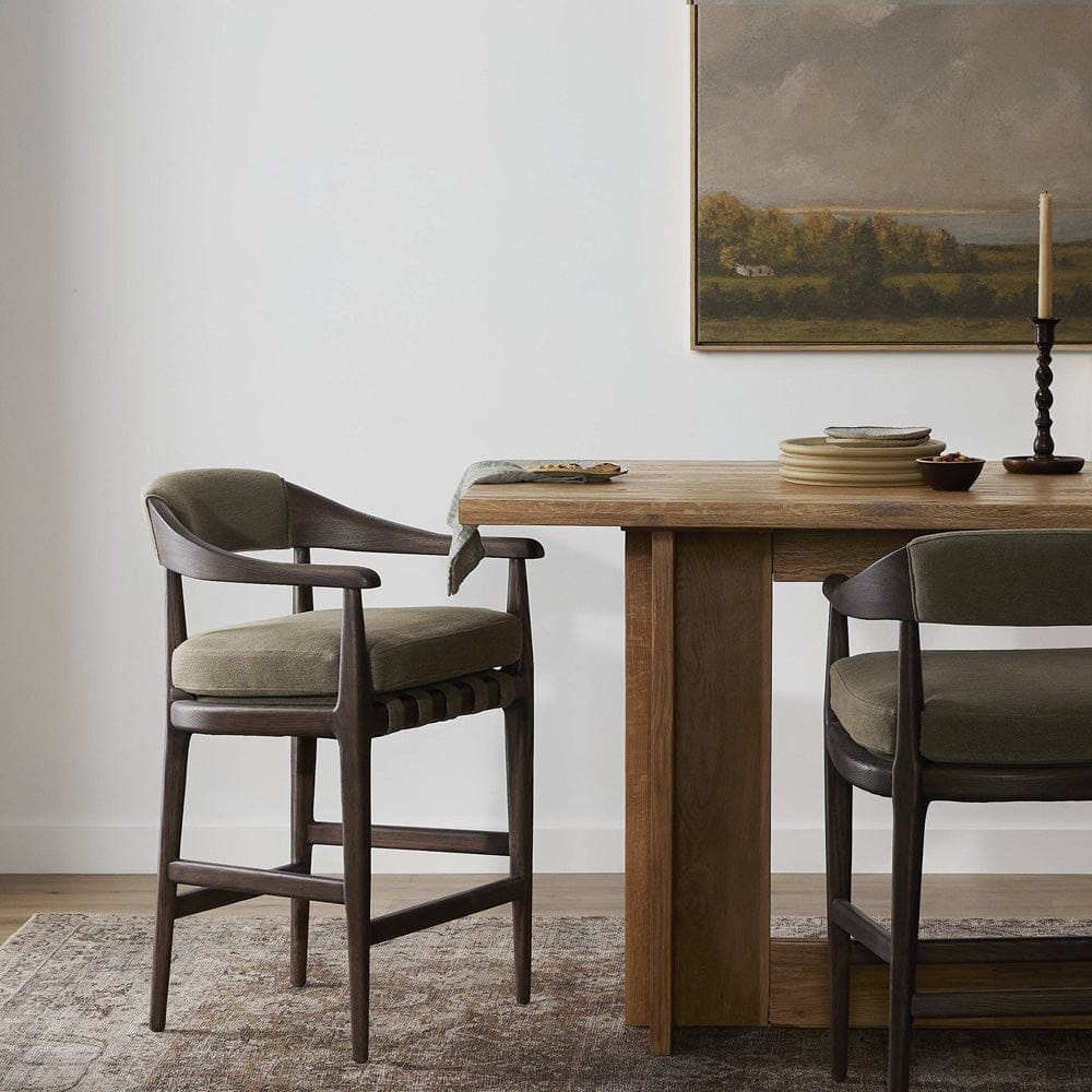 Four Hands - Dane Counter Stool - Broadway Olive - 246458-003 view 4