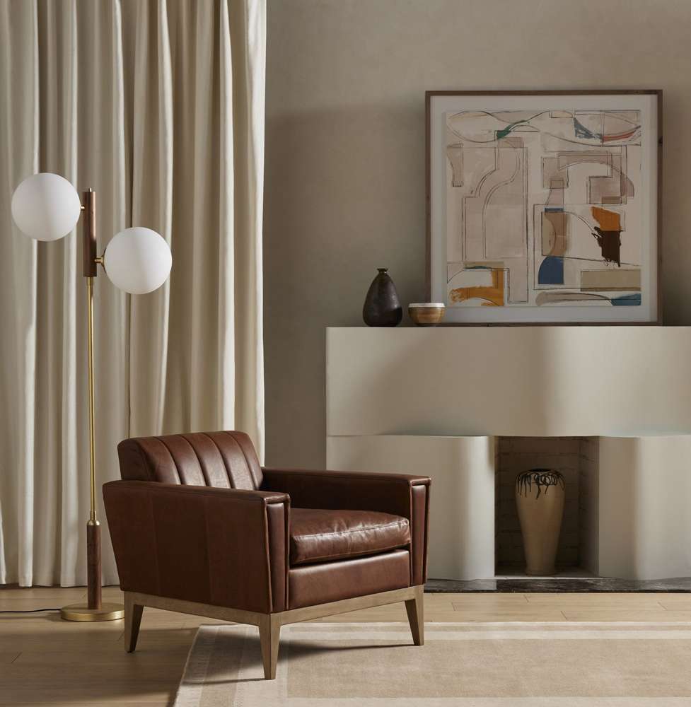 Four Hands - Deacon - Colome Floor Lamp - Natural Walnut - 227046-001 veiw 13