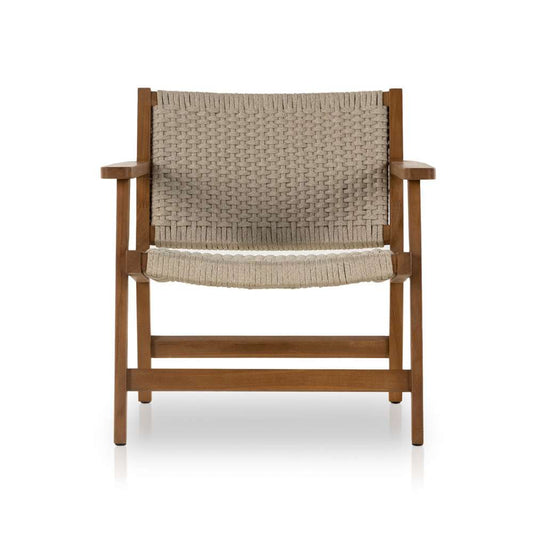 Four Hands - Delano Outdoor Chair and Ottoman - Ivory Rope - 106965-006 veiw 2