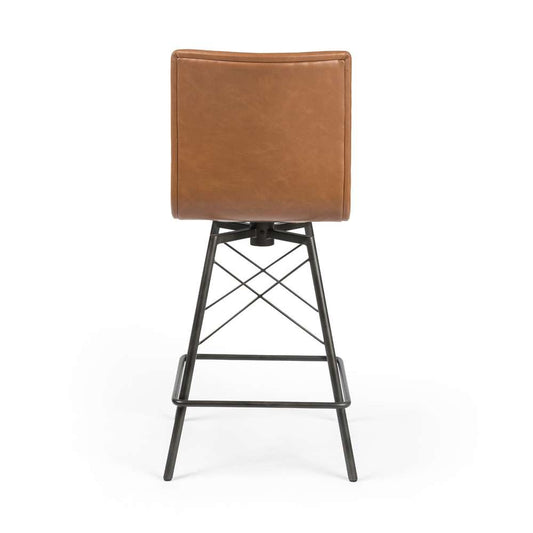 Four Hands - Diaw Stool - Sierra Butterscotch - Counter - 105928-010 veiw 2
