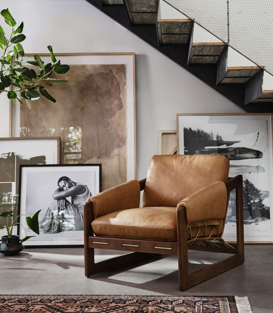 Four Hands - Dustin Chair - Palermo Cognac - 231320-001 veiw 10