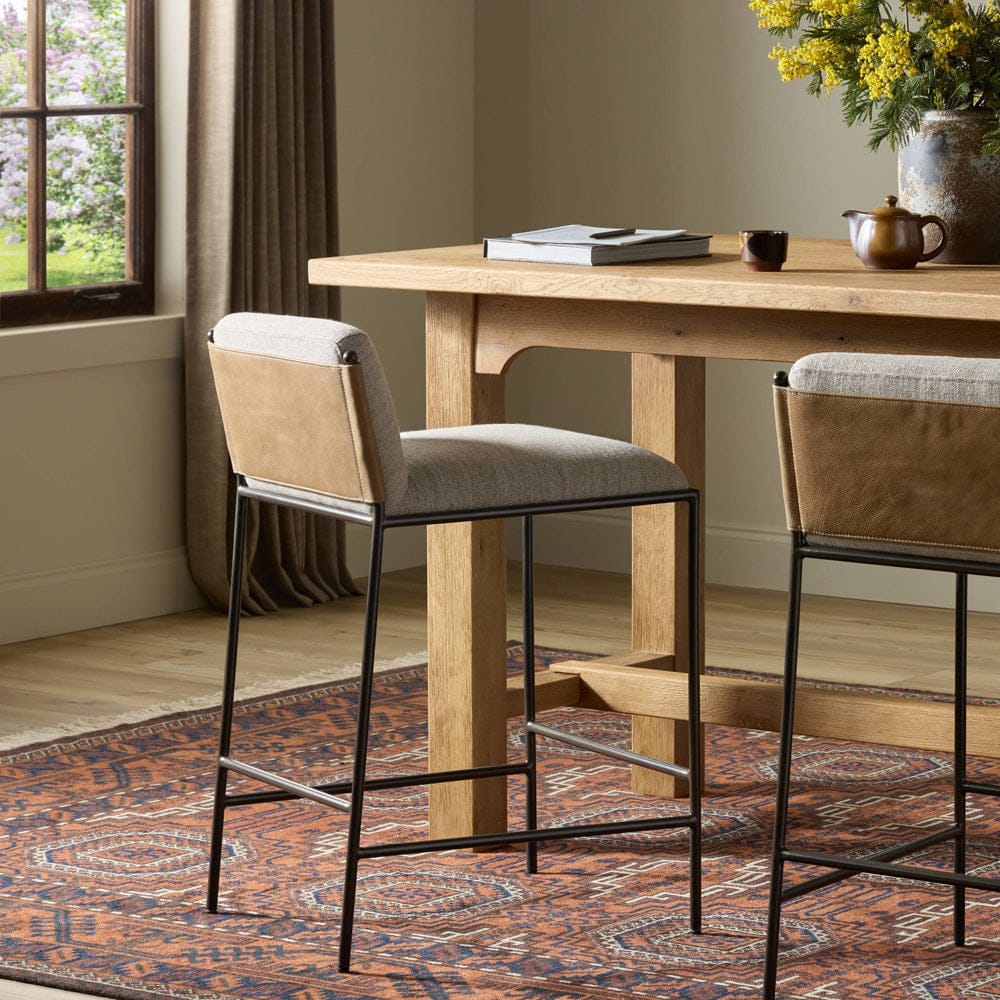 Four Hands - Elba Stool - Alcala Wheat - 248683-002 view 4