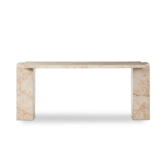Four Hands - Element - Romano Console Table - Desert Taupe Marble - 237777-001 veiw 2