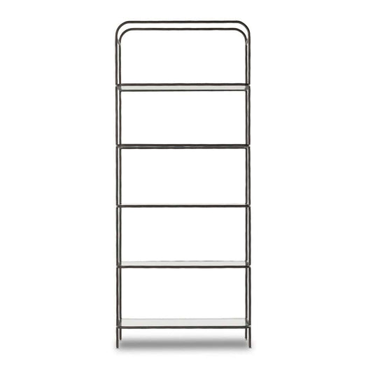 Four Hands - Element - Swinton Bookcase - Hammered Gunmetal - 233573-001 veiw 2