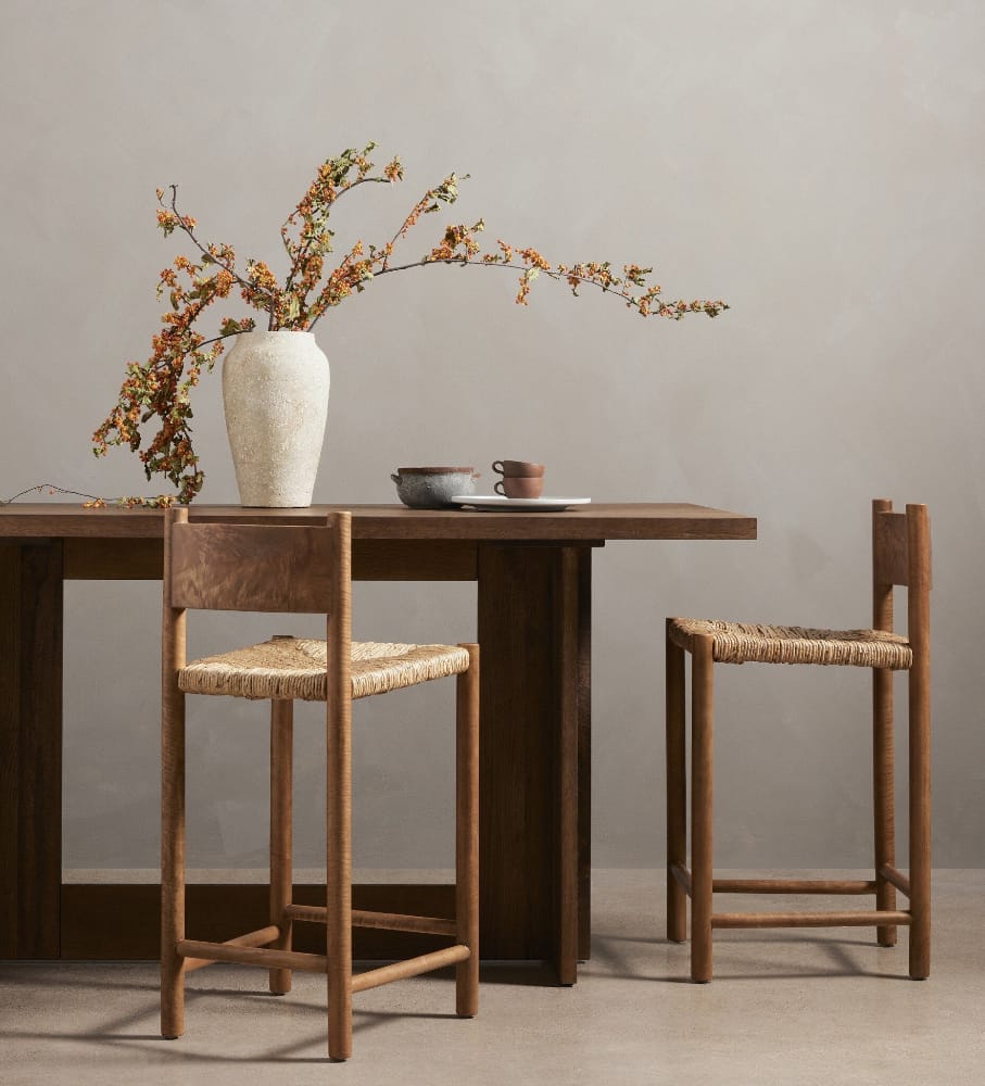 Four Hands - Erie Bar and Counter Table - Dark Smoked Oak - 106411-004 veiw 14