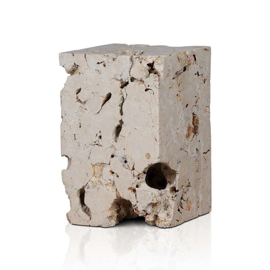 Four Hands - Faydon End Table - Romano Fosse Travertine - 227732-001 veiw 2