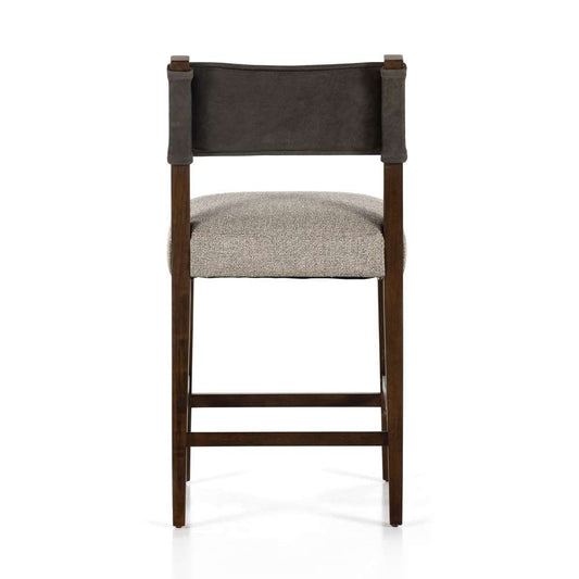 Four Hands - Ferris Stool - Nubuck Charcoal - Counter - 227893-006 veiw 2