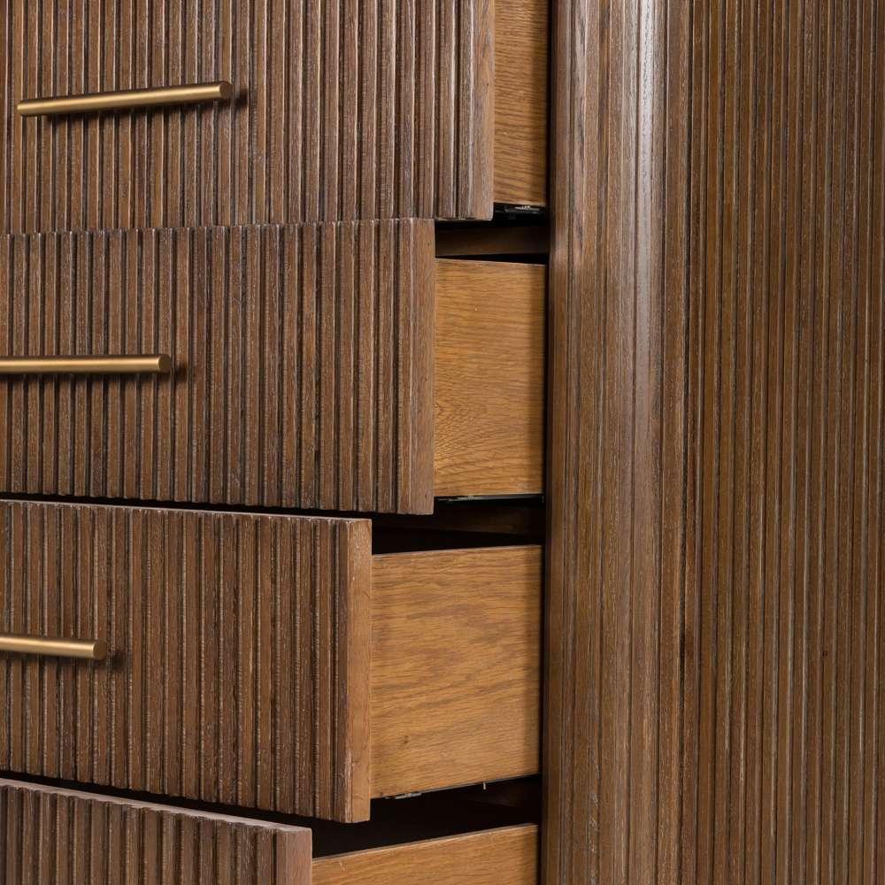 Four Hands - Fletcher 5 Drawer Dresser - Bluestone - 108436-001 veiw 5