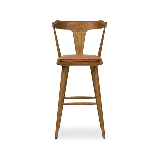 Four Hands - Garth - Ripley Bar + Counter Stool - Whiskey Saddle - 228281-017_CLOSEOUT view 2