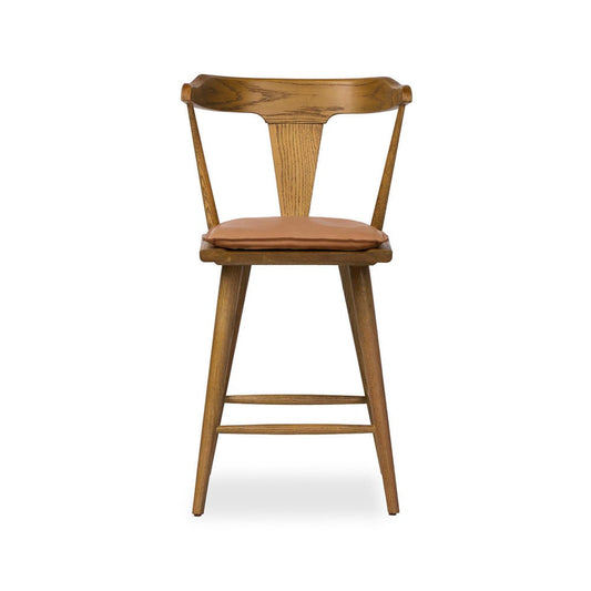 Four Hands - Garth - Ripley Bar + Counter Stool - Whiskey Saddle - 228281-018_CLOSEOUT view 2