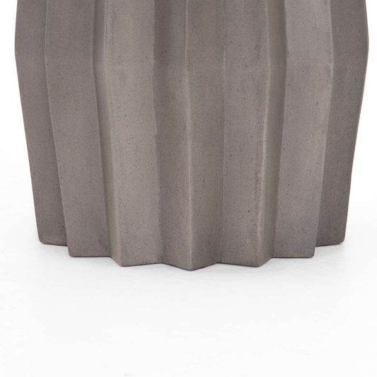 Four Hands - Gem Outdoor End Table - Dark Grey - VEVR-063 veiw 2
