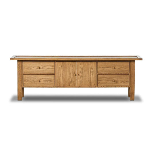 Four Hands - Glenwood - Millbrook Media Console - Natural Light Oak - 236332-003 view 2