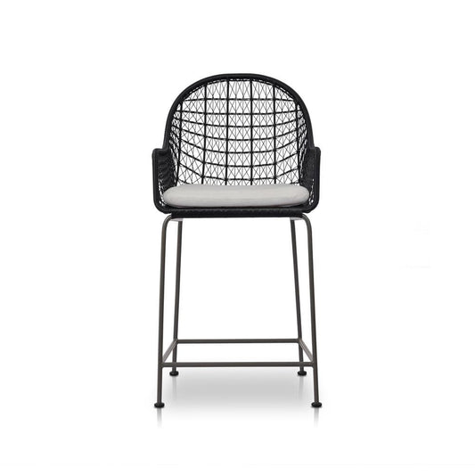 Four Hands - Grass Roots - Bandera Outdoor Counter Stool - Stinson White - 230095-006 veiw 2