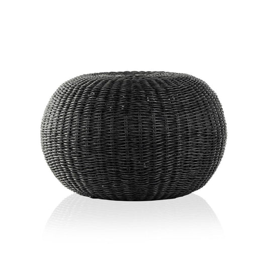 Four Hands - Grass Roots - Phoenix Outdoor Accent Stool - Vintage Coal - 106903-006 veiw 2