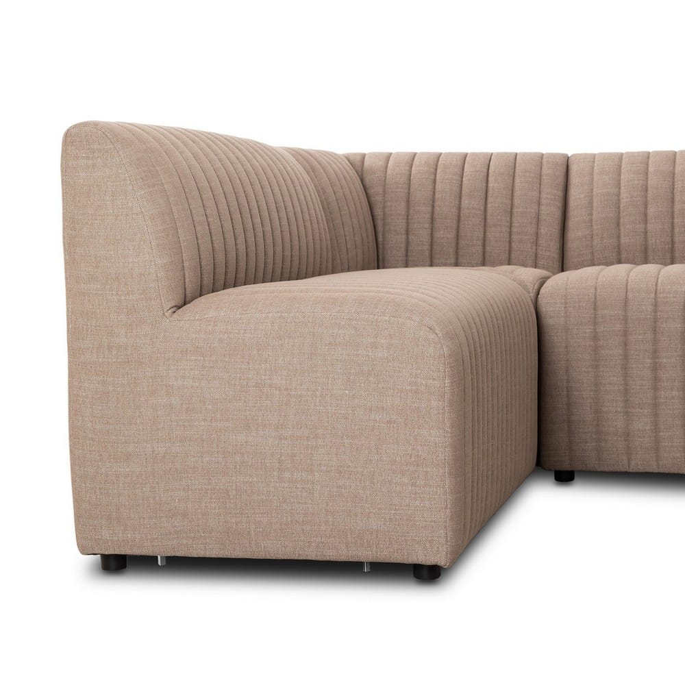 Four Hands - Grayson - Augustine Dining Banquette, L-Shape - Crypton Nomad Taupe - 231706-004_CLOSEOUT view 7