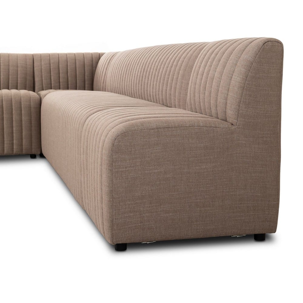 Four Hands - Grayson - Augustine Dining Banquette, L-Shape - Crypton Nomad Taupe - 231708-004_CLOSEOUT view 8