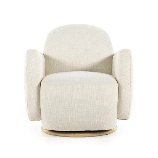 Four Hands - Grayson - Enya Swivel Chair - Gibson White - 227371-001 veiw 2